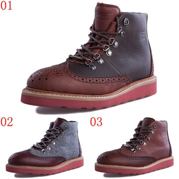 pathfinder口38520口男士潮流真皮戶外工裝靴PF英倫復古時尚短筒馬丁靴JHS杰恆社