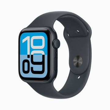 【Apple 蘋果】Watch SE 3 (GPS) 44mm 午夜色鋁金屬錶殼 + 午夜色運動型錶帶(M/L)