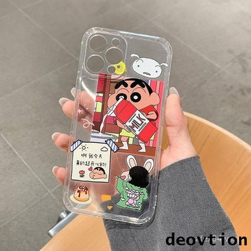 蘋果 iphone 蠟筆小新 保護殼 8 情侶 7 14 閨蜜 防摔 13 pro 禮物 plus max 12 手機殼