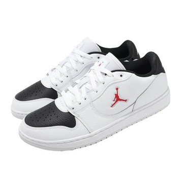 Nike 休閒鞋 Jordan Court Connect Low 男鞋 白 紅 低筒 IQ5698-101