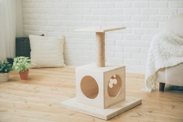 【S003】MiCHA 夢工房 - 樂高概念貓跳台 - 雅致小屋