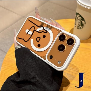 💥新年爆款💥 手機殼 磁吸殼 微笑鄙視 適用蘋果17Air 16 15 14 13 12 Pro Max Plus