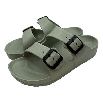 [家速配]崧訣雙帶室外拖鞋-男綠26