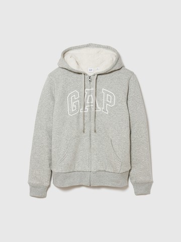 Gap Logo仿羊羔絨內裡休閒大學T