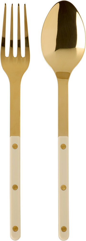 Sabre 金色 & 灰白色 Bistrot 系列 Solid 餐具套装