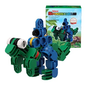 韓國 iRingo - 百變創意3D積木-侏儸紀公園-棘龍-40片