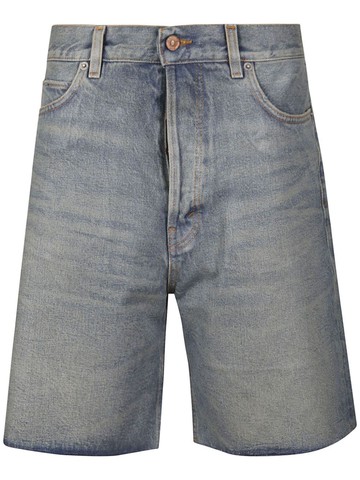 Haikure - washed denim shorts - men - Fabric - 32 - Blue