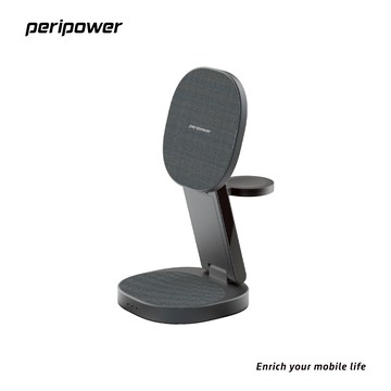 【peripower】PS-04 TriMag 三合一磁吸折疊無線充電座