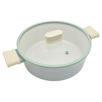 LocknLock 樂扣樂扣 Suit IH雙耳湯鍋  24cm  薄荷綠色  1個