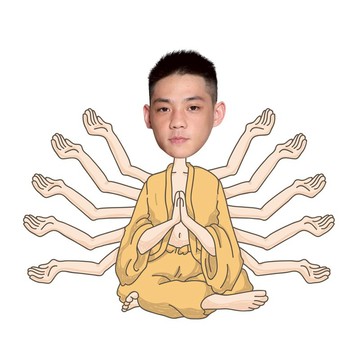 手工定製 / 客製化 抱枕 佛系單身 禮物 客製 佛系抱枕 客製禮物