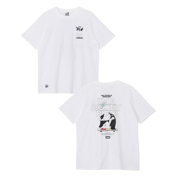 CHUMS Im a Booby Bird Pocket T-Shirt 男 短袖上衣 白色 CH012750W001