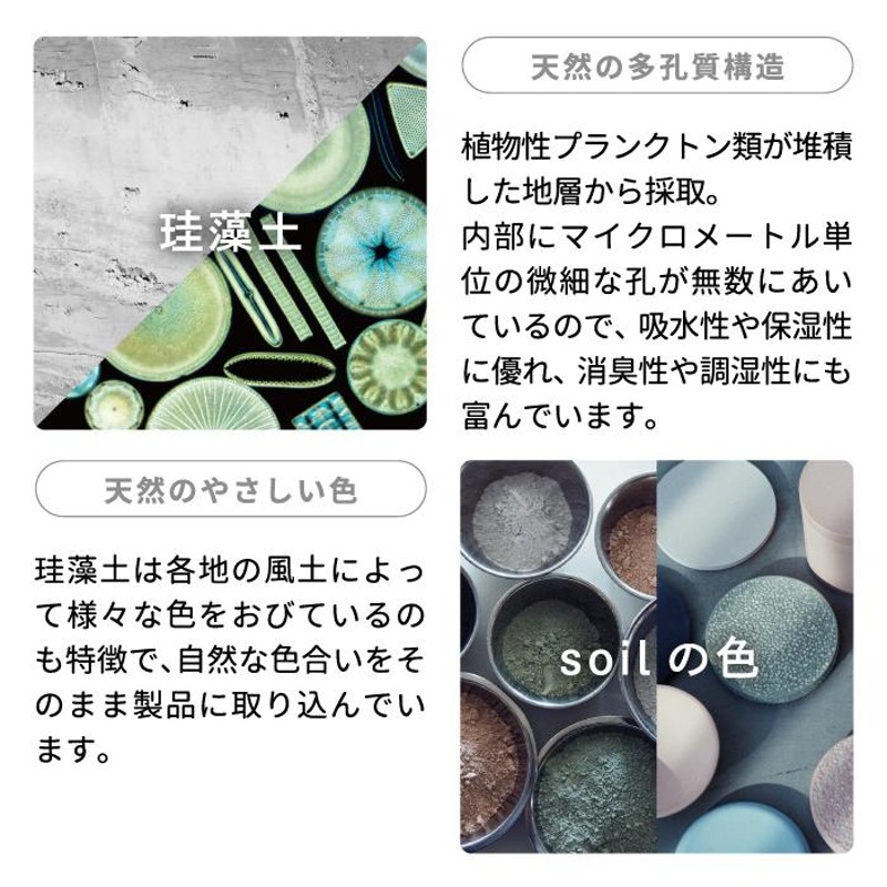 soil バスマット アクア 日本製 珪藻土 風呂マット 足拭きマット 軽量 ...