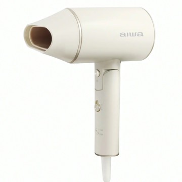aiwa 愛華 雙電壓吹風機 獨立冷風功能 高濃度負離子 速乾 折疊式設計  AHD-2202D  白色
