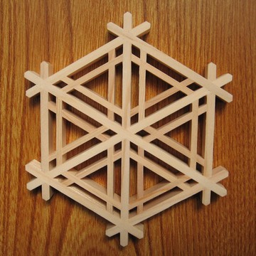 久美子杯墊芝麻花紋成品