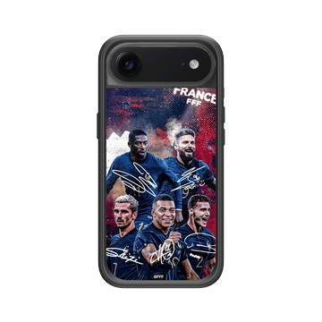 iPhone Air Mod NX -邊框背蓋組合 (相機按鈕) 黑 - FFF - France National team - Signatures 2