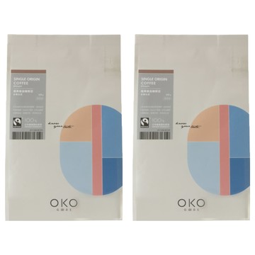 OKO 生態綠 公平單品咖啡豆 衣索比亞 淺烘焙 全豆  咖啡豆(無研磨)  250g  2包