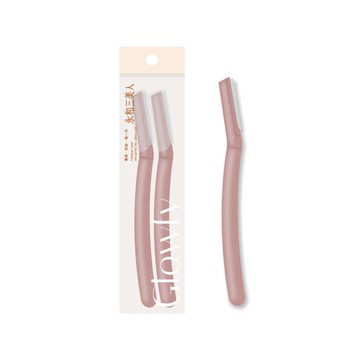 永和三美人小麥桿安全修眉刀2入