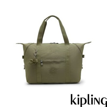Kipling 鼠尾草綠拉桿旅行袋-ART M