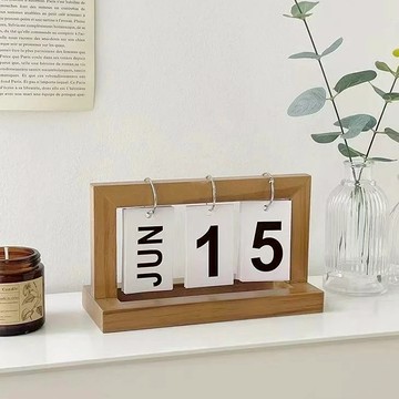 【家寵LOVEHOME】✨韓系風格翻頁萬年曆 桌曆 年曆日曆 生日禮物