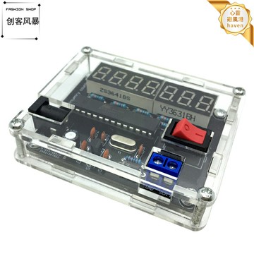 【高精度測頻】頻率計 晶振測試儀 頻率測量儀 電路板 DIY套件 0.45Hz-10MHz 電子製作焊接 單片機學習 信號發生器校準