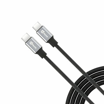 Type C公 - C母 【AiHome】60WPD快充 C TO C傳輸充電線 100CM 支援CarPlay 適用安卓 / 筆電 /iPhone15-17