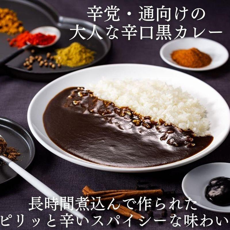博多の名店ナイル 黒 レトルトカレー 辛口 180ｇ (10袋セット)