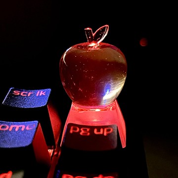 键帽, 蘋果, 透明, 清晰, 游戏, 键盘, 樱桃MX