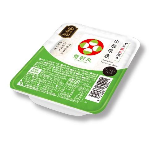 山形県産雪若丸パックごはん　150g×12パック