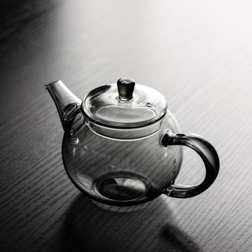 耐熱玻璃迷你小茶壺簡約家用過濾綠茶壺可加熱泡茶壺功夫茶具單壺