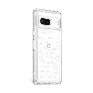 Google Pixel 9/8/7系列 浮雕感防震雙料手機殼-方程式
