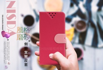 NISDA For Samsung Galaxy A16 5G 風格磨砂側翻支架皮套