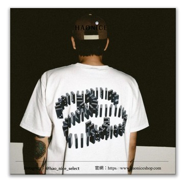 【HAO NICE 】美國街頭潮流 Stussy 24SS 春夏新款 多米諾骨牌雙大LOGO 街頭穿搭必備單品 百搭短T