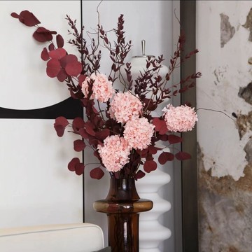 免運 開發票 永生花 幹燥花 相框 禮物 乾花 高端永生花桌面高級感永生家居裝飾玄關斗柜裝飾高檔中式藝術