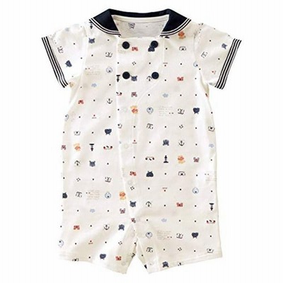 赤ちゃんの城 半袖コンビ ロンパース 70サイズ マリン 夏 日本製 通販 Lineポイント最大get Lineショッピング