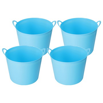 KEYWAY 聯府 雙耳彈性收納籃 14.5L  中 360 x 315 x 285mm  顏色隨機  4個