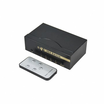 一進四出 VGA 4進1出多功能500MHz雙向分配器切換器(V54) 螢幕切換