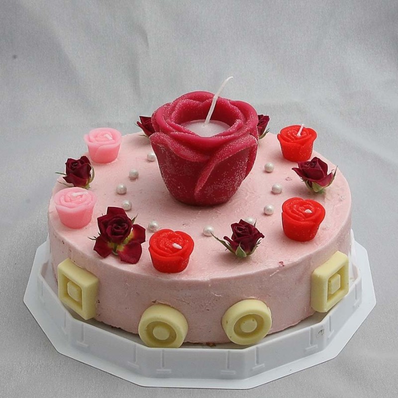 バラのアイスケーキ 6号 18cm 6人 8人分 通販 Lineポイント最大0 5 Get Lineショッピング