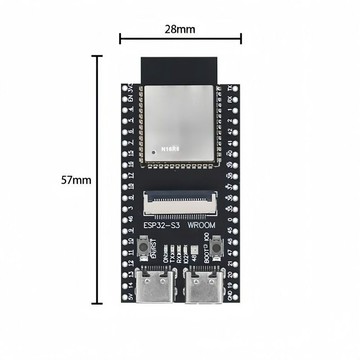 頂規大容量✨esp32 s3 n16r8 ESP32-S3開發板 16MB Flash 8MB PSRAM 大容量ESP