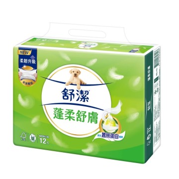 舒潔羽絨經濟衛生紙100抽*12包