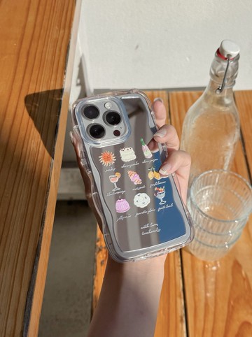 Party & Summer!波浪邊框鏡面手機殼