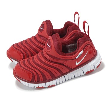 慢跑鞋 Dynamo Free PS 中童 紅 白 毛毛蟲 小朋友 運動鞋  343738-621