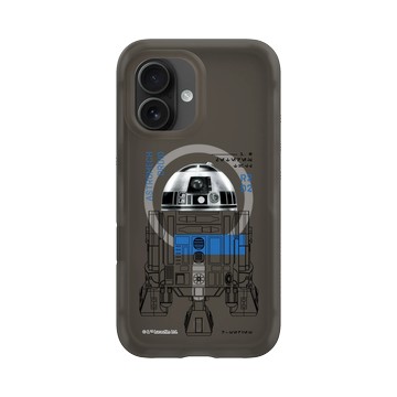 iPhone 16 AirX 本質黑 - 迪士尼-星際大戰 Star Wars - 星際大戰 – R2-D2 結構圖