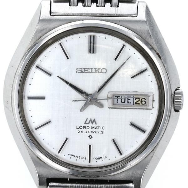セイコー SEIKO ロードマチック デイデイト 5606-7010 自動巻式