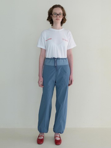 Sheer Hipster Pants_Blue