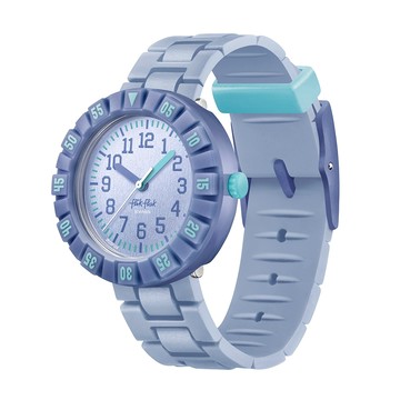 FlikFlak 兒童手錶 DENIMOLOGY 兒童禮物/瑞士製造 FCSP128 (36.7mm)【官方旗艦店】