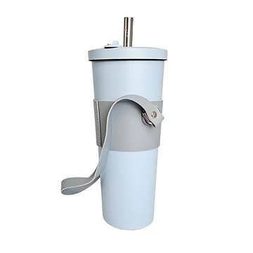 A-OK 304啵啵杯套裝 750ml 內層#304不鏽鋼  藍色  1個