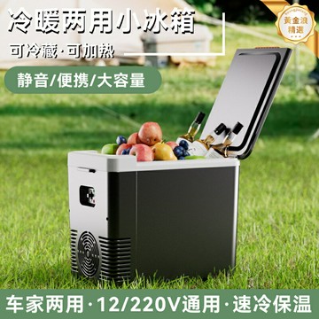【冷暖雙控】車載冰箱 便攜冰箱 小冰箱 露營冰箱 12V/220V通用 10L容量 靜音節能 車家兩用 戶外旅行必備