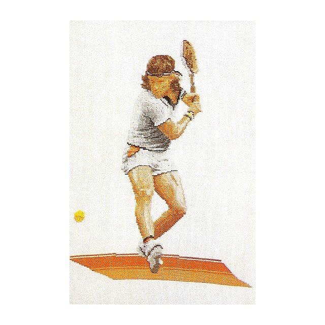 Thea Gouverneur クロスステッチ刺繍キットNo.1004 "Tennis"(テニス スポーツ) オランダ テア・グーヴェルヌール 