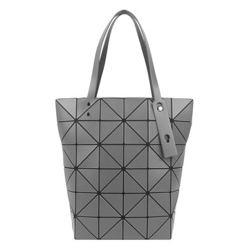 ISSEY MIYAKE BAO BAO Blocky 霧面拉鍊托特包(炭灰色) AG494 14