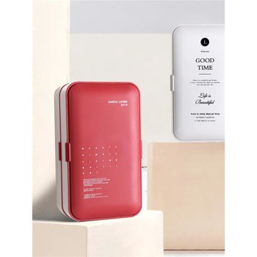 北歐風 雙層撞色便當盒密封飯盒上班族便當盒 可微波爐加熱配餐具